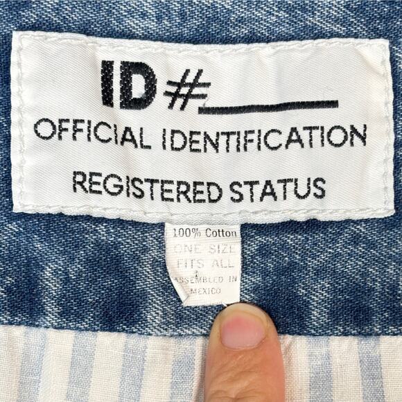 Vintage 80s Acid Wash Denim Cocoon Insulated Duster Maxi Coat, Baggy Streetwear - Picture 13 of 15